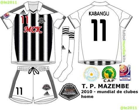 Tp Mazembe Of Congo Home Kit For Football Jersey Sports Jersey