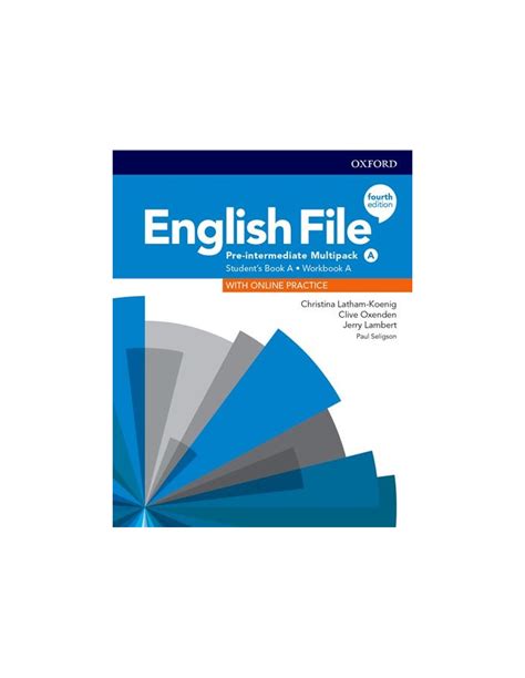 English File 4th edition - Pre-intermediate Multipack A