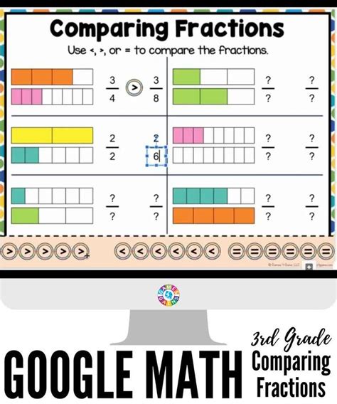 Comparing Fraction Worksheet Rd Grade