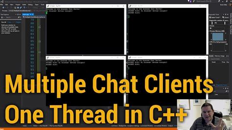 Multiple Chat Clients One Thread In C Youtube