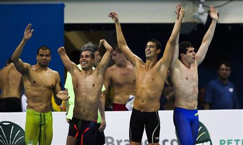 Brasil Bronze No X M Medley E Daniel Bate Recorde De Medalhas