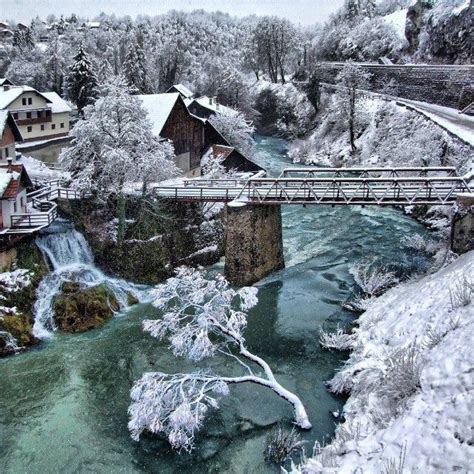 Discover the Enchanting Winter Beauty of Rastoke, Croatia