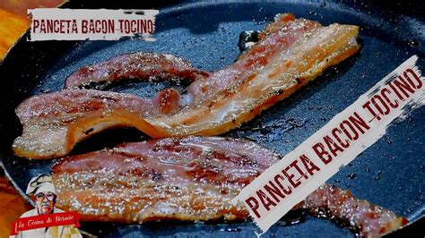 Como Hacer Tocino En Minuto Panceta Beacon Youtube