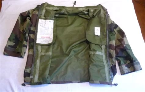 PARKA GORE TEX Armee Francaise Camouflage Centre Europe 120 L EUR 19 95