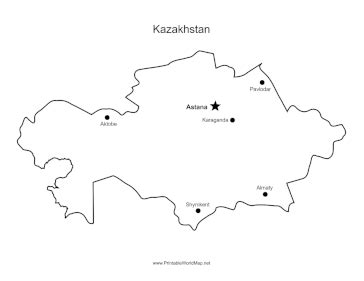 Kazakhstan Major Cities