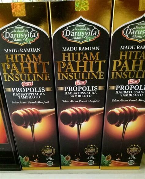 Jual Madu Hitam Pahit Plus Daun Insuline Di Lapak Rumah Herbal Amanah