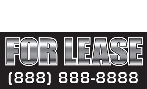 For Lease Banners Signs Design ID #1200 | DPSBanners.com