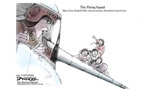 Flying Squad - Danziger Cartoons