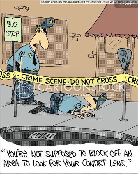 Crime Tape Cartoon