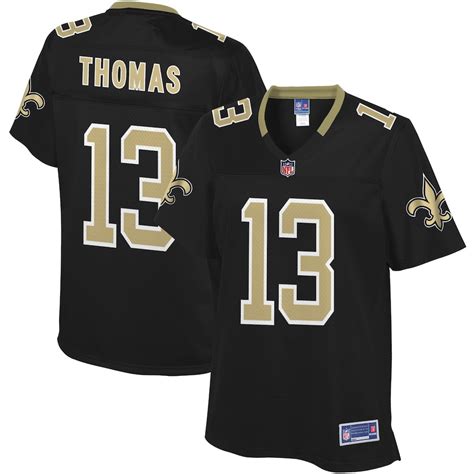 Women's NFL Pro Line Michael Thomas Black New Orleans Saints Player Jersey