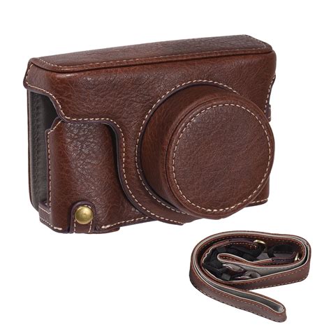 Portable Camera Case Synthetic Leather Camera Carry Bag With Shoulder