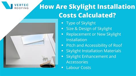 Skylight Installation Costs - 2023 Price Guide | Vertec