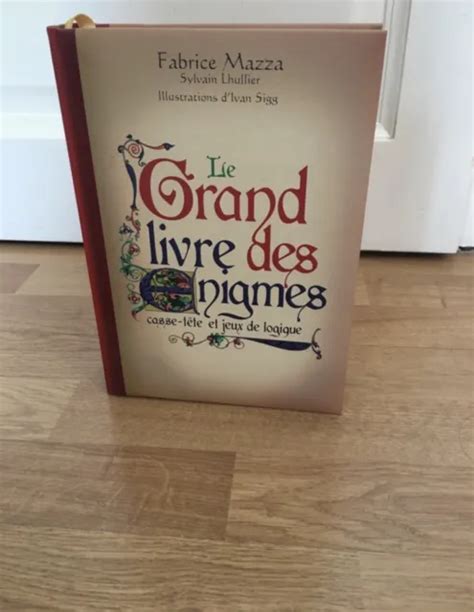 LE GRAND LIVRE Des Énigmes Casse tête Et Jeux De Logique Fabrice