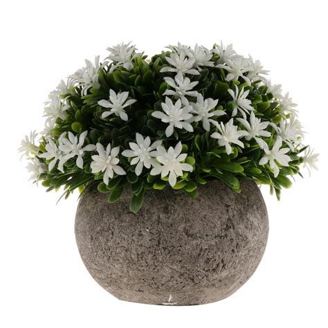 Kolorowe sztuczne mini rośliny doniczkowe Gypsophila KITTINY 53034524