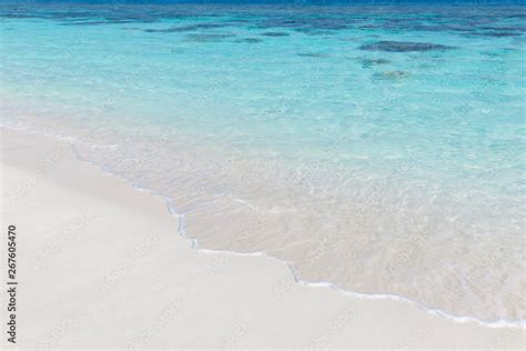 beach surface texture background turquoise ocean   maldives stock