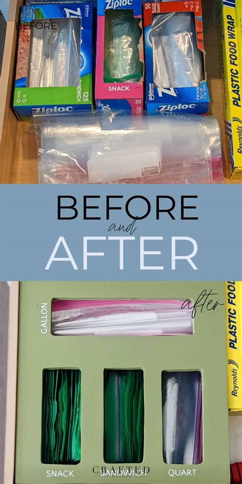 Diy Ziploc Bag Organizer Pine And Poplar