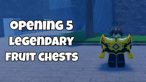 [gpo] Opening 5 Legendary Fruit Chests Grand Piece Online Youtube