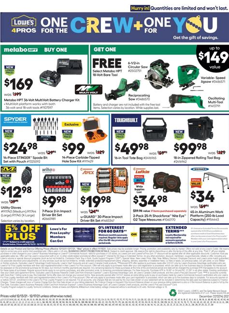 Lowe S Weekly Ad Dec Weeklyads