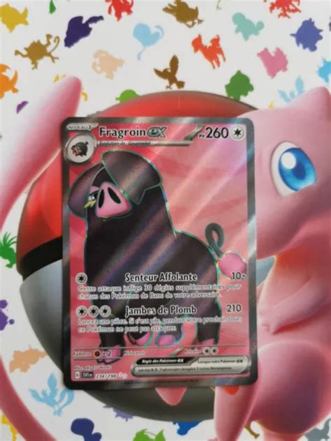 CARTE POKÉMON Fragroin Ex FA 234 198 Ecarlate Et Violet Fr Neuf EUR 3