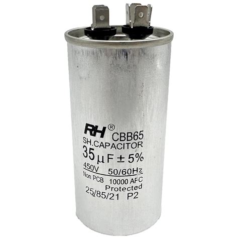 35uF 35MFD 370VAC 450VAC 50 60Hz CBB65 Run Start Capacitor For AC Unit