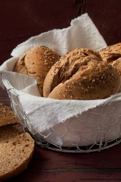 Vollkornbrötchen ohne Hefe einfach schnell selber backen