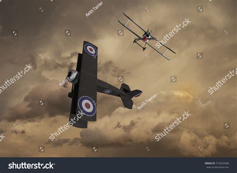 World War One Aircraft Dogfight: Over 23 Royalty-Free Licensable Stock ...