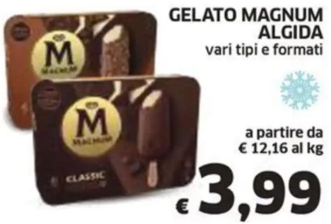 Gelato Magnum Algida Vari Tipi E Formati Offerta Di Ecu Discount