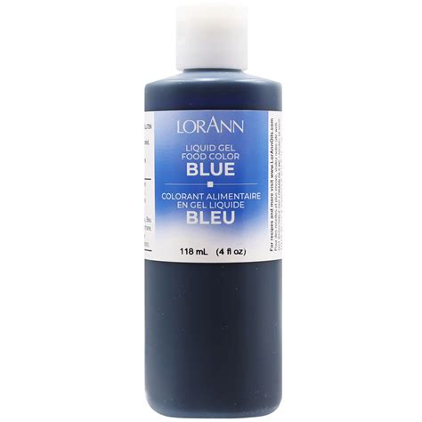 Lorann Oils Blue Liquid Gel Food Color 4 Ounce Michaels