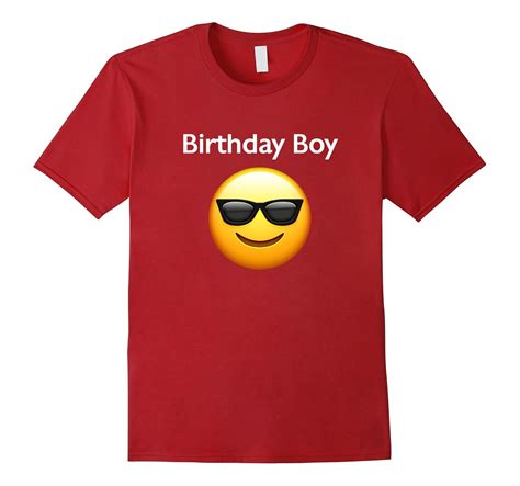 Birthday Boy Emoji Sunglasses T-shirt