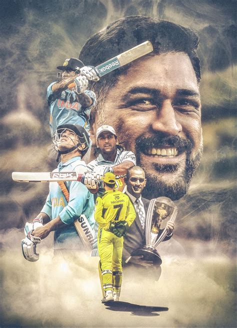 Merchandise Featuring Wallpaper Of MS Dhoni Instagram Profile Pic