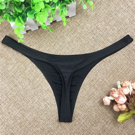 Calzon Bikini Solido Nylon Spandex Tanga Colaless Sexy Cuotas Sin Inter S