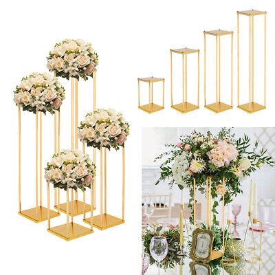 Cm Wedding Metal Flower Stand Pedestal Centrepiece Decor