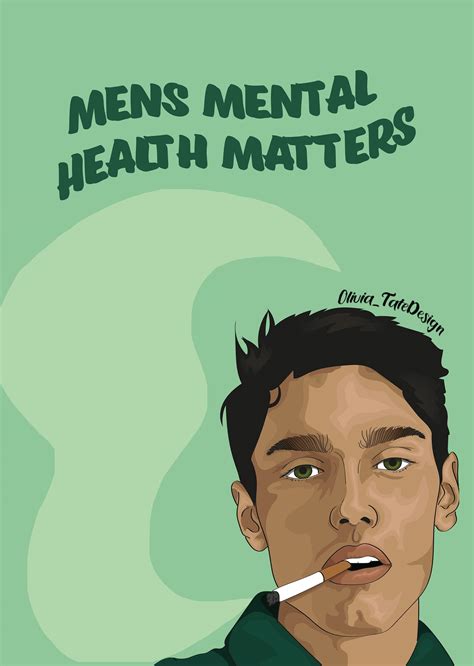 Mens Mental Health Matters Art Print Etsy