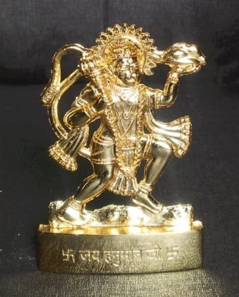 Golden Brass Hanuman Ji Statue Temple At Best Price In Mathura ID