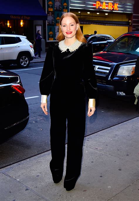 Jessica Chastain Wore Gucci For The Opening Night Of A Doll S House