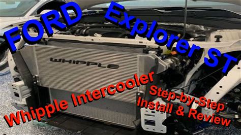 Ford Explorer St Whipple Intercooler Upgrade Install And Review Youtube