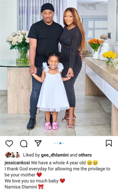 Jessica Nkosi And TK Dlamini Share Beautiful Family Photos To Celebrate Daughter's 4th Birthday ...