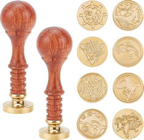 Amazon Craspire Wax Seal Stamp Heads Set Pcs Vintage Sealing Wax