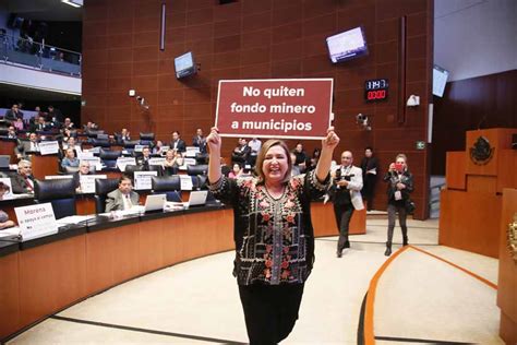 Senadora Xóchitl Gálvez Durante Sesión Pan Senado 2024