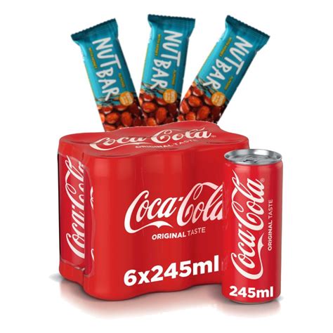 اشترِ Coca Cola Coke Regular Soft Drink 245ml X 6 Cretamel Almond