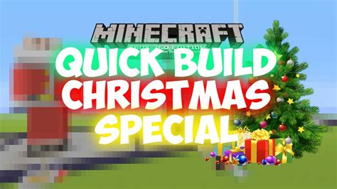 Minecraft Xbox 360 Quick Build Challenge Christmas Special YouTube