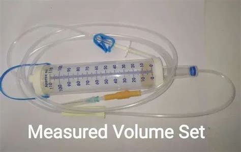 Measured Volume Set Pediatric Set Ml Ml At Rs Infusion Set