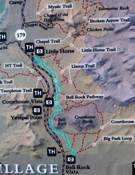 Bell Rock Pathway - Trailmap