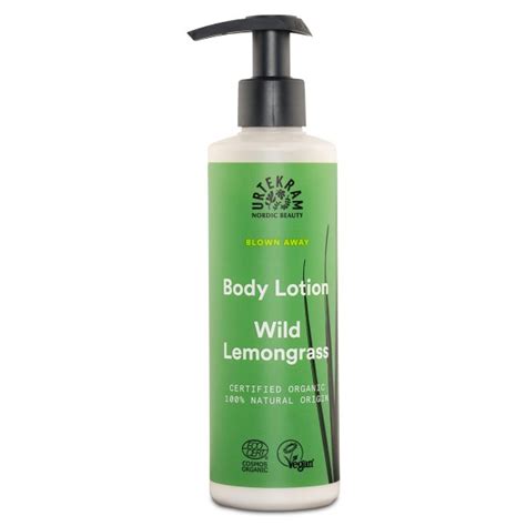 Urtekram Wild Lemongrass Body Lotion Svenskt Kosttillskott