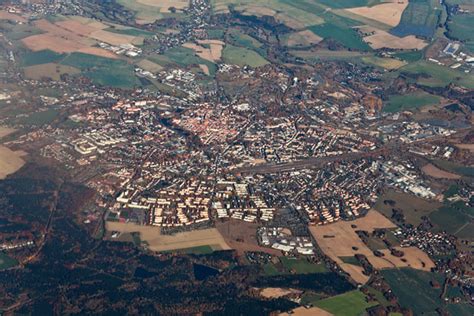 Aerial View Of A Town Free Stock Photo - Public Domain Pictures