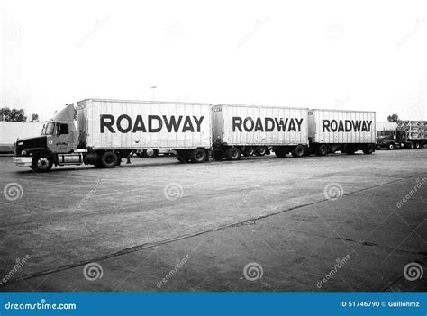 Vintage American Life - Road Train Truck Editorial Image - Image of street, american: 51746790