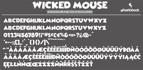 Wicked Mouse Font Sharkshock Fontspace Wicked Kid Fonts