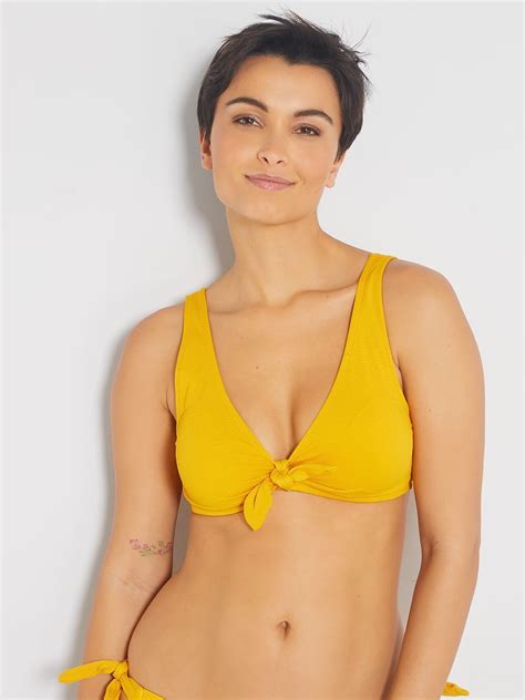 Reggiseno Bikini A Nido D Ape GIALLO Kiabi 12 00