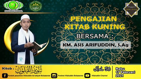 Live Pengajian Kitab Kuning Bahasa Bugis Tanwirul Qulub Gurutta