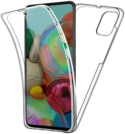 Nwnk13 Samsung Galaxy A51 Case Crystal Clear Slim Fit Front And Back 360° Case Built In Screen